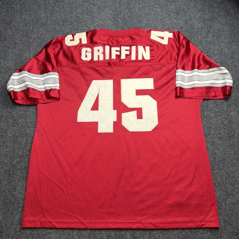 VTG Ohio State Buckeyes Jersey STITCHED Mens L Archie Griffin #45 OSU "The Shoe"